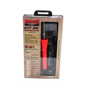 KIT DE PIROGRAFÍA CON 21 PIEZAS