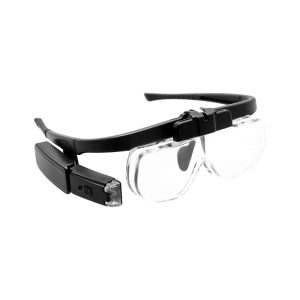 LUPA TIPO GAFAS CON 6 COMBINACIONES DE AUMENTOS