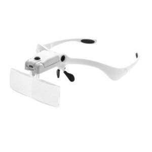 LUPA TIPO GAFAS CON 5 AUMENTOS